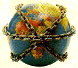 a chained globe  cannot grow...